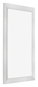 Bilderrahmen 33x48cm Silber Schwarz Gewischt MDF Pisa Vorne Schrag | Yourdecoration.at