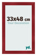 Bilderrahmen 33x48cm Weinrot Gewischt MDF Pisa Vorne Messe | Yourdecoration.at