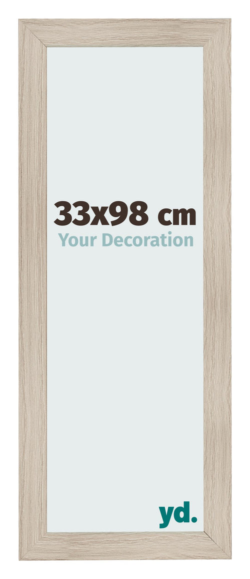 Bilderrahmen 33x98cm Eiche Rustikal MDF Pisa Vorne Messe | Yourdecoration.at
