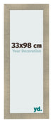 Bilderrahmen 33x98cm Gold Vintage MDF Pisa Vorne Messe | Yourdecoration.at