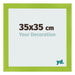 Bilderrahmen 35x35cm Grün MDF Pisa Vorne Messe | Yourdecoration.at