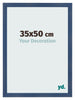 Bilderrahmen 35x50cm Dunkelblau Gewischt MDF Pisa Vorne Messe | Yourdecoration.at
