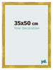 Bilderrahmen 35x50cm Gold Vintage MDF Pisa Vorne Messe | Yourdecoration.at