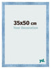 Bilderrahmen 35x50cm Hellblau Gewischt MDF Pisa Vorne Messe | Yourdecoration.at