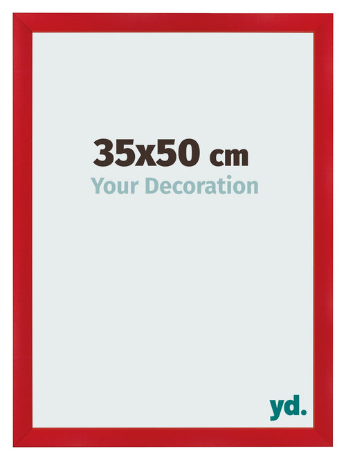 Bilderrahmen 35x50cm Rot MDF Pisa Vorne Messe | Yourdecoration.at