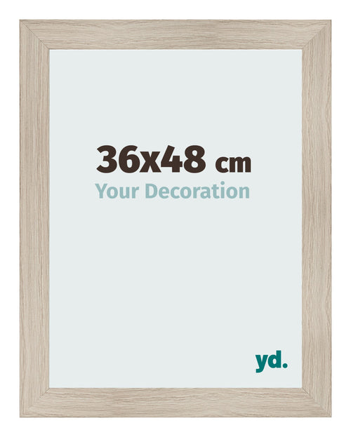 Bilderrahmen 36x48cm Eiche Rustikal MDF Pisa Vorne Messe | Yourdecoration.at