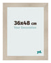 Bilderrahmen 36x48cm Eiche Rustikal MDF Pisa Vorne Messe | Yourdecoration.at