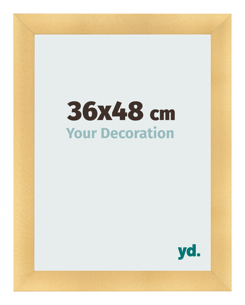Bilderrahmen 36x48cm Gold Vintage MDF Pisa Vorne Messe | Yourdecoration.at