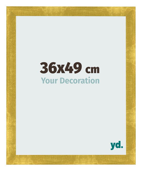 Bilderrahmen 36x49cm Gold Vintage MDF Pisa Vorne Messe | Yourdecoration.at