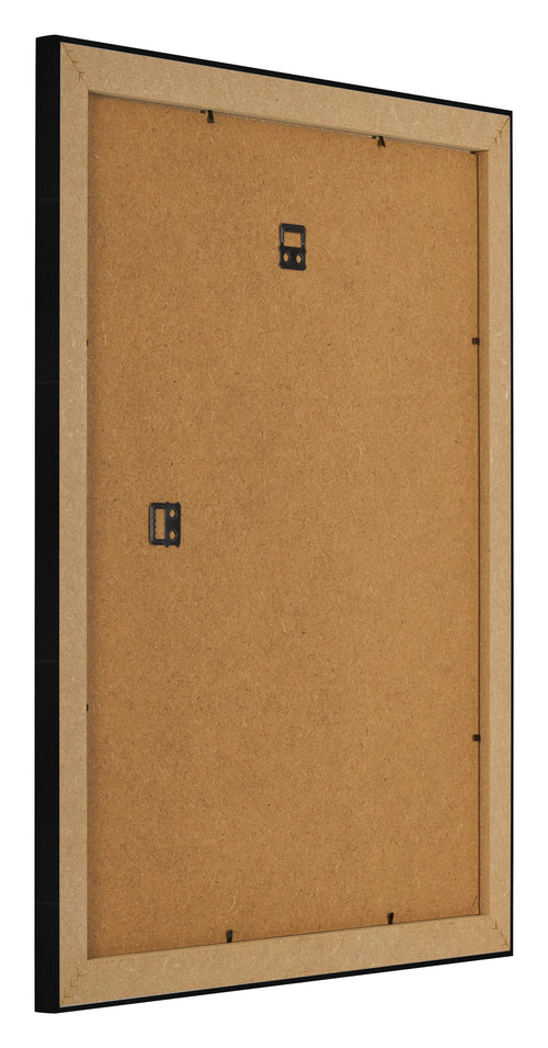 Bilderrahmen 36x49cm Schwarz Silber Poliert MDF Pisa Ruckseite Schrag | Yourdecoration.at