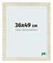 Bilderrahmen 36x49cm Sonoma Eiche MDF Pisa Vorne Messe | Yourdecoration.at