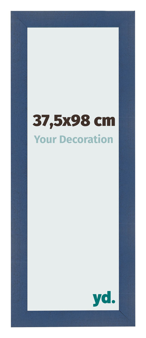 Bilderrahmen 37 5x98cm Dunkelblau Gewischt MDF Pisa Vorne Messe | Yourdecoration.at