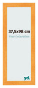 Bilderrahmen 37 5x98cm Orange MDF Pisa Vorne Messe | Yourdecoration.at