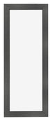 Bilderrahmen 37 5x98cm Schwarz Silber Poliert MDF Pisa Vorne | Yourdecoration.at