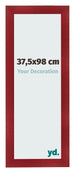 Bilderrahmen 37 5x98cm Weinrot Gewischt MDF Pisa Vorne Messe | Yourdecoration.at