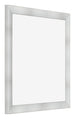 Bilderrahmen 40x40cm Aluminium Gebürstet MDF Pisa Vorne Schrag | Yourdecoration.at