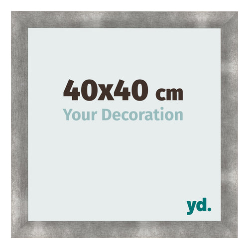 Bilderrahmen 40x40cm Metall Vintage MDF Pisa Vorne Messe | Yourdecoration.at