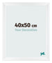 Bilderrahmen 40x50cm Weiß Vintage MDF Pisa Vorne Messe | Yourdecoration.at