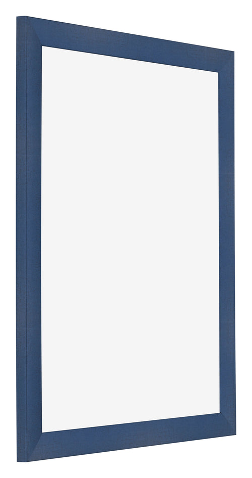 Bilderrahmen 40x55cm Dunkelblau Gewischt MDF Pisa Vorne Schrag | Yourdecoration.at
