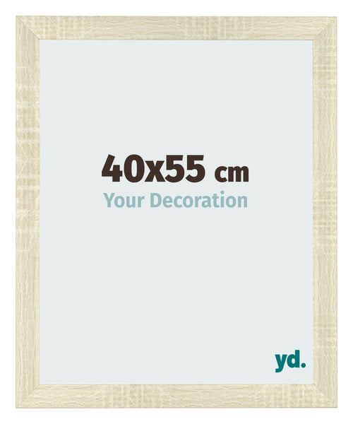 Bilderrahmen 40x55cm Sonoma Eiche MDF Pisa Vorne Messe | Yourdecoration.at