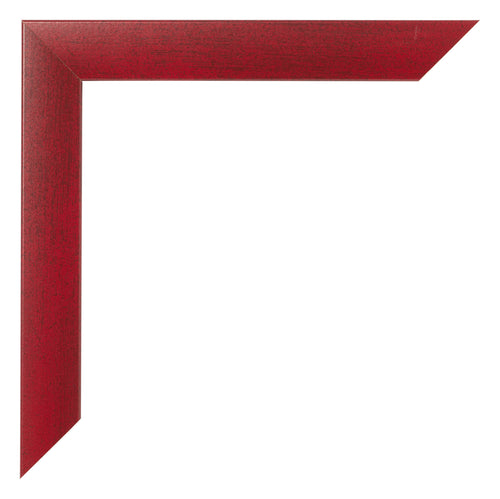 Bilderrahmen 40x55cm Weinrot Gewischt MDF Pisa Detail Ecke | Yourdecoration.at