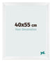 Bilderrahmen 40x55cm Weiß Vintage MDF Pisa Vorne Messe | Yourdecoration.at