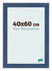 Bilderrahmen 40x60cm Dunkelblau Gewischt MDF Pisa Vorne Messe | Yourdecoration.at