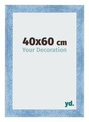 Bilderrahmen 40x60cm Hellblau Gewischt MDF Pisa Vorne Messe | Yourdecoration.at