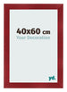 Bilderrahmen 40x60cm Weinrot Gewischt MDF Pisa Vorne Messe | Yourdecoration.at