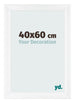 Bilderrahmen 40x60cm Weiß Vintage MDF Pisa Vorne Messe | Yourdecoration.at