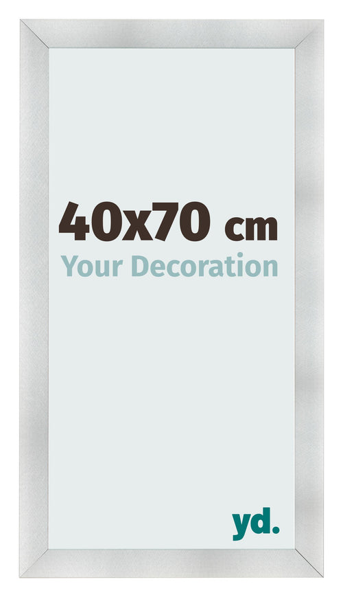 Bilderrahmen 40x70cm Aluminium Gebürstet MDF Pisa Vorne Messe | Yourdecoration.at