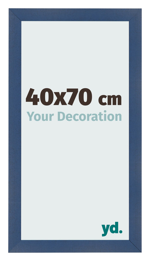 Bilderrahmen 40x70cm Dunkelblau Gewischt MDF Pisa Vorne Messe | Yourdecoration.at