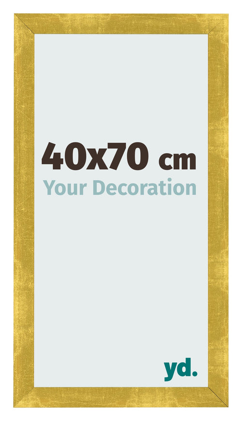 Bilderrahmen 40x70cm Gold Vintage MDF Pisa Vorne Messe | Yourdecoration.at