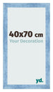 Bilderrahmen 40x70cm Hellblau Gewischt MDF Pisa Vorne Messe | Yourdecoration.at