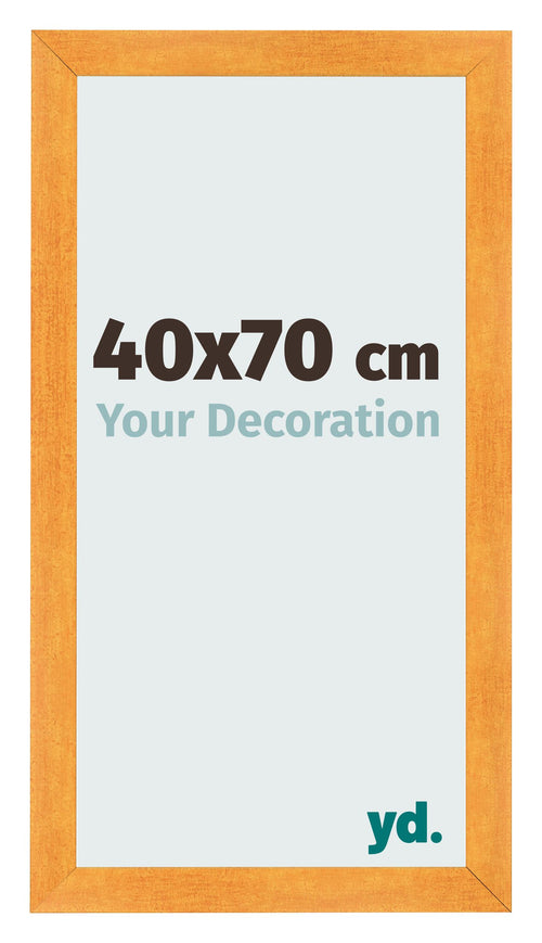 Bilderrahmen 40x70cm Orange MDF Pisa Vorne Messe | Yourdecoration.at