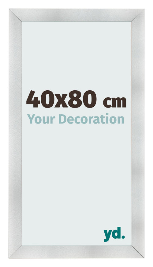 Bilderrahmen 40x80cm Aluminium Gebürstet MDF Pisa Vorne Messe | Yourdecoration.at