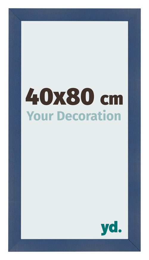 Bilderrahmen 40x80cm Dunkelblau Gewischt MDF Pisa Vorne Messe | Yourdecoration.at