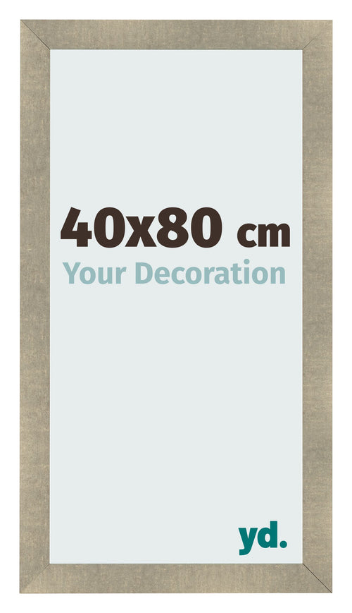 Bilderrahmen 40x80cm Gold Vintage MDF Pisa Vorne Messe | Yourdecoration.at