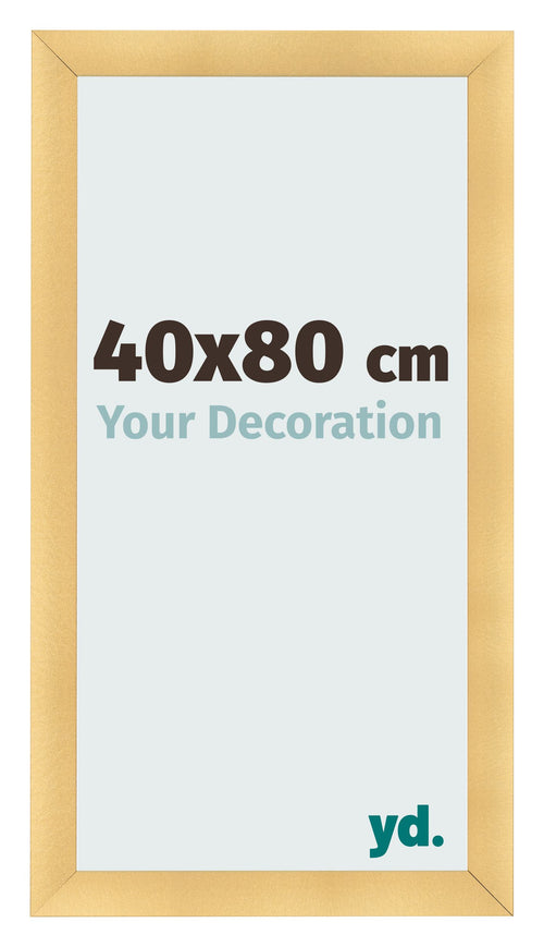 Bilderrahmen 40x80cm Gold Vintage MDF Pisa Vorne Messe | Yourdecoration.at