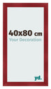 Bilderrahmen 40x80cm Weinrot Gewischt MDF Pisa Vorne Messe | Yourdecoration.at
