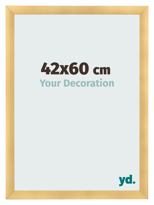 Bilderrahmen 42x60cm Gold Vintage MDF Pisa Vorne Messe | Yourdecoration.at