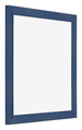 Bilderrahmen 45x45cm Dunkelblau Gewischt MDF Pisa Vorne Schrag | Yourdecoration.at