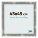 Bilderrahmen 45x45cm Metall Vintage MDF Pisa Vorne Messe | Yourdecoration.at
