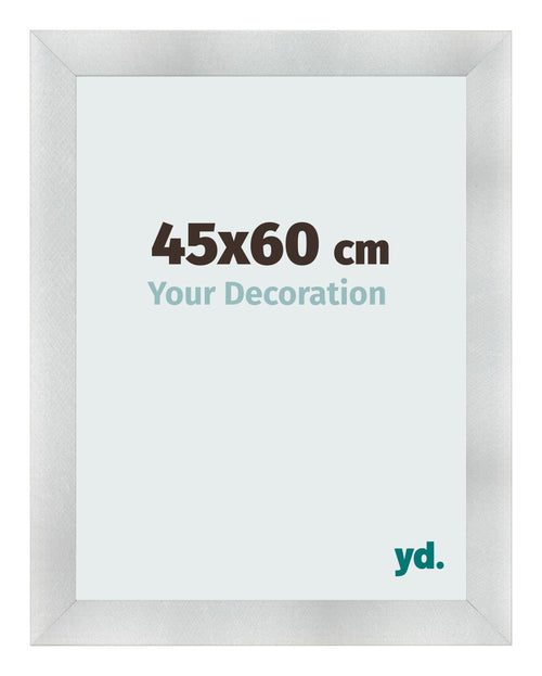 Bilderrahmen 45x60cm Aluminium Gebürstet MDF Pisa Vorne Messe | Yourdecoration.at