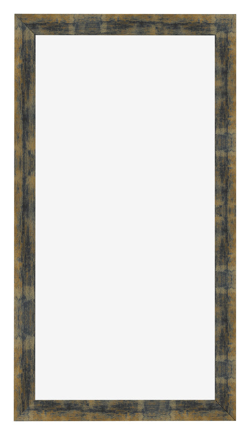 Bilderrahmen 45x80cm Blau Gold Meliert MDF Pisa Vorne | Yourdecoration.at