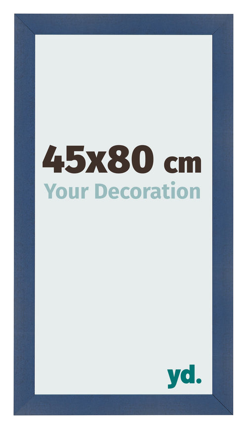 Bilderrahmen 45x80cm Dunkelblau Gewischt MDF Pisa Vorne Messe | Yourdecoration.at