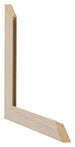 Bilderrahmen 45x80cm Eiche Rustikal MDF Pisa Detail Querschnitte | Yourdecoration.at