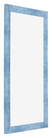 Bilderrahmen 45x80cm Hellblau Gewischt MDF Pisa Vorne Schrag | Yourdecoration.at