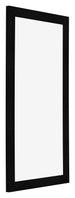 Bilderrahmen 45x80cm Schwarz Silber Poliert MDF Pisa Vorne Schrag | Yourdecoration.at