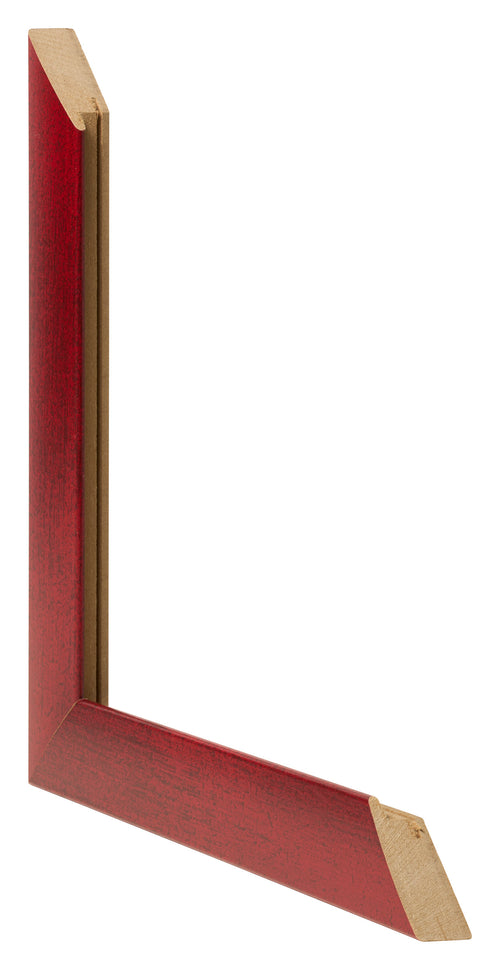 Bilderrahmen 45x80cm Weinrot Gewischt MDF Pisa Detail Querschnitte | Yourdecoration.at